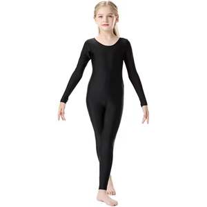 Justaucorps de danse à manches longues pour filles, combinaison pour ballet, gymnastique, danse de scène, entraînement - Product Image 4