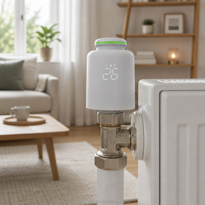 Valve thermostatique intelligente pour <span class=keywords><strong>radiateur</strong></span> Tuya WiFi, <span class=keywords><strong>thermostat</strong></span> programmable pour <span class=keywords><strong>radiateur</strong></span>, affichage LED, compatible avec Alexa Google Home - Product Image 4
