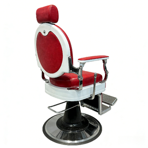 Silla de Salón de Belleza de Estilo Moderno, Silla de Barbero Roja <span class=keywords><strong>para</strong></span> Hombres - Product Image 3