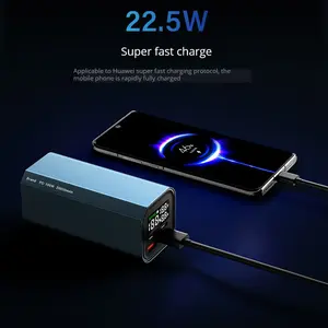 2025 nouveau produit <span class=keywords><strong>Powerbank</strong></span> 20000mAh ordinateur portable tablette téléphone portable Portable batterie externe PD <span class=keywords><strong>100</strong></span> <span class=keywords><strong>Watt</strong></span> chargeur de batterie externe - Product Image 4