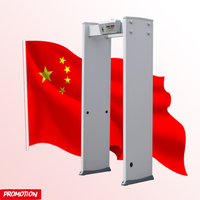 Safeagle SE1806 Portique de sécurité en métal à détection précise, détecteur d'armes pour le contrôle corporel, pour 18 cadres de porte