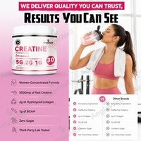 OEM/ODM AegleWell Poudre de créatine pour femmes avec collagène, absorption élevée, soutien à la force, gain de masse fessière, récupération musculaire post-entraînement