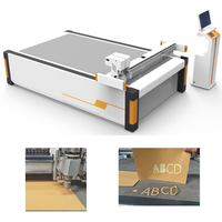 Plotter de corte plano Cnc multifuncional, máquina cortadora de cartón para publicidad/Embalaje/caja