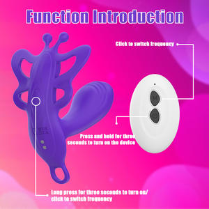 Yeni Giyilebilir Uzaktan Kumandalı Vibratör Yetişkin Seks Oyuncakları Kadınlar için Görünmez Seksi Bayan Tong Külot Kelebek - Product Image 2
