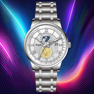 Relojes montre de luxe marque japon mouvement en acier inoxydable 316L 10ATM étanche montre à quartz de haute qualité avec logo personnalisé - Product Image 2