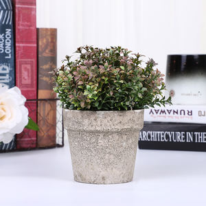 Offre Spéciale Foggy Small Floral No.4 Plante en pot de pulpe-Jardinière en pâte à papier délicate avec finition brumeuse et motifs floraux - Product Image 5