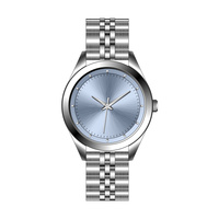 Montre analogique de luxe en nacre pour femme, personnalisée, rétro, ronde, en acier inoxydable, vente en gros