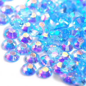 Vente en gros 4mm Transparent AB Gelée Résine Strass Strass Gemme Flatback Cristal Pierres Nail Art Chaussure Décoration 10000pcs - Product Image 6