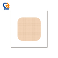 Carreaux de porcelaine imitation métal mat Sinray - Antidérapants, résistants à l'usure, bordures en briques réfractaires pour villa, chambre et salon