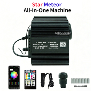 Kit de Iluminación de Techo para Auto con Fibra Óptica RGBW de 12W, Efecto de Cielo Estrellado, Estrellas Fugaces y Meteoro - Product Image 2