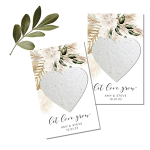 Factory Custom Printed logo Eco-friendly <strong>Plantable</strong> Seed <strong>Paper</strong> Biodegradable Seed <strong>Paper</strong> Thank You Birthday Card - Product Image 6