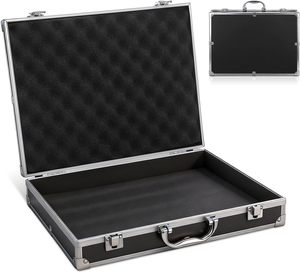 Boîte rigide en aluminium, mallette verrouillable, conteneur pour instruments de test, appareils photo, outils, <span class=keywords><strong>garage</strong></span> mécanique - Product Image 1