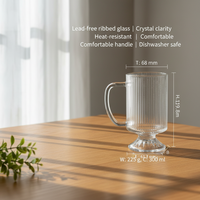 Verres à vin personnalisés avec logo, motif floral vintage en relief, écologiques et durables, 225 ml, pour hôtels et événements
