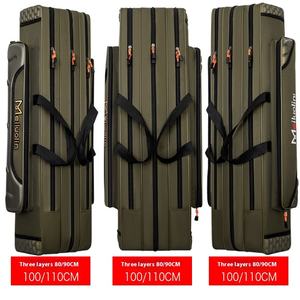 Custom Multi-functional Waterproof Wear-resistant <b>Fishing</b> <b>Tackle</b> Bag Extendable Backpack Pole Belly Shoulder <b>Fishing</b> Rod Holder - Product Image 4