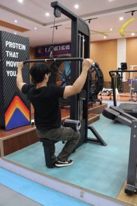 Appareils de musculation professionnels à sélection de charge par pignon : Machine à Lat Pulldown et à Rame Assise, Machine à Traction Haut-Bas - Product Image 2