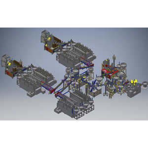 Chaîne de production entièrement intégrée DaZhan à 13 unités pour l'assemblage automatisé de composants solaires, temps de cycle de 4 à 5 secondes, solution clé en main, garantie 1 an - Product Image 1