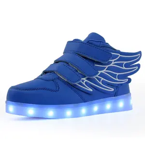 Cheap China Manufacturer Children Casual LED Light Girls Shoes