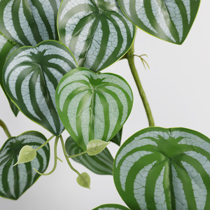 LVDIAN Artificial Taro <b>Leaves</b> Hanging Green Plant <b>Decor</b> Indoor <b>Wall</b> Vines <b>Leaf</b> Series LD-55039 55040 - Product Image 2