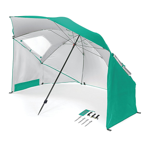 Free Sample Customize Design, Rpet Stainless Steel Pole UV Sun Protection Durable <strong>Beach</strong> Umbrellas With <strong>Blanket</strong>/ - Product Image 4