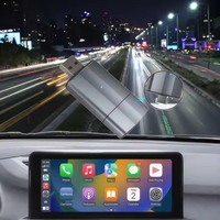 El adaptador inalámbrico Carplay se convierte fácilmente en inalámbrico para automóviles compatible con Apple Carplay y Android Auto USB tipo C