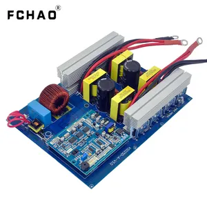 FCHAO Factory DC12V 24V 48V To AC 230V 110V 300W hingga 3000W papan Inverter daya gelombang sinus murni kustom untuk stasiun Daya