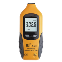 Détecteur de fuite de micro-ondes numérique Hit HT-M2, alarme sonore et lumineuse, testeur de fuite électronique en plastique ABS, garantie 1 an pour laboratoire