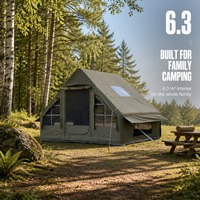 Tente de camping gonflable double ZhuNiu ZN-IT66 de luxe, grande, portable, étanche, en coton, de haute qualité, pour toutes les saisons