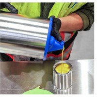 Couvercle de seau à peinture multifonctionnel rétractable et pliable, conception anti-goutte, outil portable pour verser la peinture, résistant aux grumeaux et à la poussière