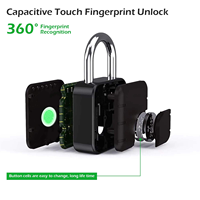 Mini cadenas intelligent biométrique étanche IP67 pour armoire de gymnase scolaire, sécurité Tuya, empreinte digitale, cloud, pour bagages et voyages