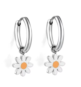 Novedades de Verano, Pendientes de Moda con Diseño de Hilo Ovalado en Acero Inoxidable y Oro de 18k - Product Image 1