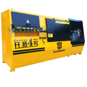 เครื่องดัดเหล็กเส้นอัตโนมัติระบบไฮดรอลิกสำหรับงานก่อสร้างอะลูมิเนียม - Product Image 5