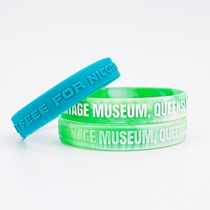 Cheap Custom Printed Stylish Durable Gift Awareness Promotion Event Silicone Wristband