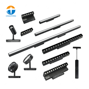 Adjustable Led Lamp and Track Lights <strong>Factories</strong> <strong>Supplier</strong> Led 20 48V Magnetic Track Light Movable Aluminum Track Ceiling Lighting - Product Image 4