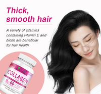 Suplemen Kecantikan Wins Town Kolagen Vitamin C E & Zinc Biotin untuk Mencerahkan Kulit Dewasa dalam Bentuk Tablet dengan 60 Pil