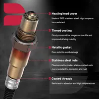 Sensor de Oxígeno Lambda de Banda Ancha LSU 4.9 0258017025 para PLX UEGO AEM X-Series 30-0300 AFR en Línea, Reemplazo Directo para Mitsubishi