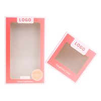 Logo d'impression personnalisé Produits électroniques Accessoires de téléphone Câble de données USB Câble de charge pour écouteurs Boîte d'emballage avec fenêtre
