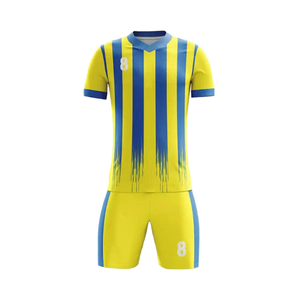 Ropa de fútbol de equipo profesional Uniformes de fútbol de media manga de calidad premium Conjuntos de camisetas personalizables - Product Image 1