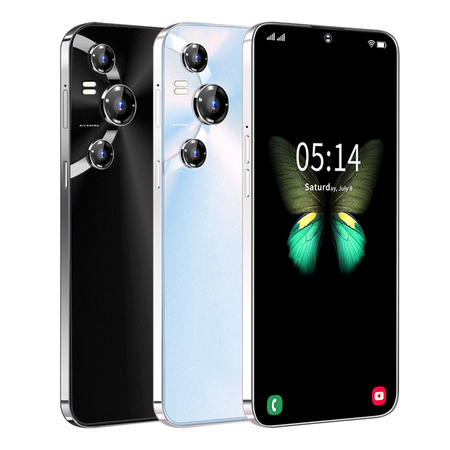 2026 S30 Ultra Octa Core Android High Quality HD 7.3 Inch 144Hz LTE Gaming Smartphone French