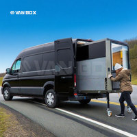 Module de douche et toilettes pour camping-car, avec bac de camping-car modulaire, cuisine intégrée et réservoir d'eau