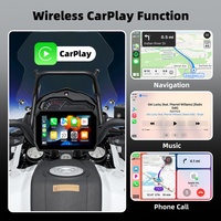 Navigateur GPS portable pour moto avec CarPlay et Android Auto sans fil, écran tactile 5 pouces, compteur de vitesse pour moto, écran IPS 5 pouces, compatible Apple