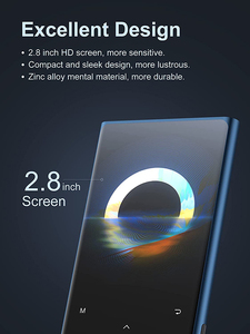 Benjie Chất Lượng Cao 64GB Thể Thao Music Player Với Big Màn Hình Nhạy Cảm Hỗ Trợ MP3 WAV Flac Định Dạng Âm Thanh - Product Image 4