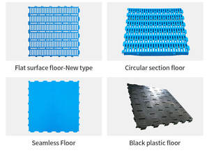 Haute qualité sans mal aux pieds Facile à nettoyer Sol en plastique haute résistance et ténacité pour les porcs - Product Image 5