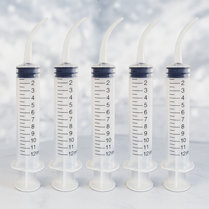 ไซริงค์พลาสติก 12ml แบบใช้แล้วทิ้ง ปลายโค้งและตรง ไม่มีเข็ม พร้อมสเกล สำหรับป้อนยาตว์เลี้ยง งานฝีมือ เติมกาว น้ำมัน - Product Image 5