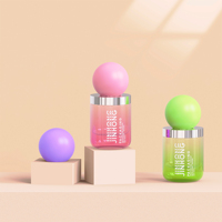 Flacon de maquillage en verre transparent de 30 ml pour fond de teint liquide, sérum, lotion, emballage de soins de la peau avec bouchon à bille
