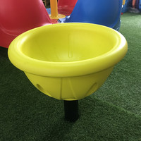Aksesoris Peralatan Bermain Luar Ruangan Plastik Kecil, Spinner, Bahan LLDPE Baja Galvanis, Kapasitas 150kg untuk 1 Unit Luar Ruangan