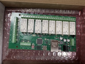 dS378 - 16A <b>8</b> Channel Ethernet Relay Board with <b>8</b> relays (16A 250Vac)2 serial <b>ports</b> and 1 RS485 <b>port</b> for expansion module - Product Image 2