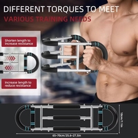 Appareil d'entraînement de la poitrine et des avant-bras réglable et portable, avec conception détachable, barre de musculation pour entraînement à domicile ou au bureau, Twister Trainer
