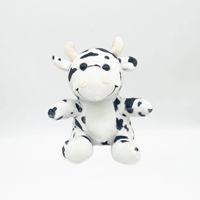 Jouets en peluche vache laitière personnalisés de haute qualité, mignons animaux de la jungle en peluche, jouet en peluche vache de dessin animé, joli cadeau pour enfants