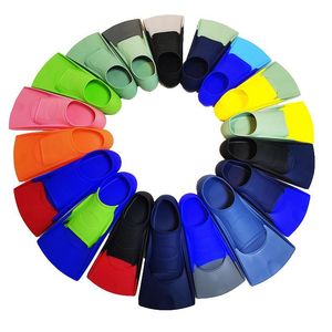 Fabricant professionnel d'ailons de natation en caoutchouc et silicone, ailerons courts pour enfants, équipement de plongée pour l'entraînement, vente en gros - Product Image 4