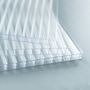 Atacado Alta Qualidade <span class=keywords><strong>8mm</strong></span> Espessura Clara Paredes Gêmeas Folhas De Policarbonato Oco Folha De Policarbonato Oco - Product Image 2